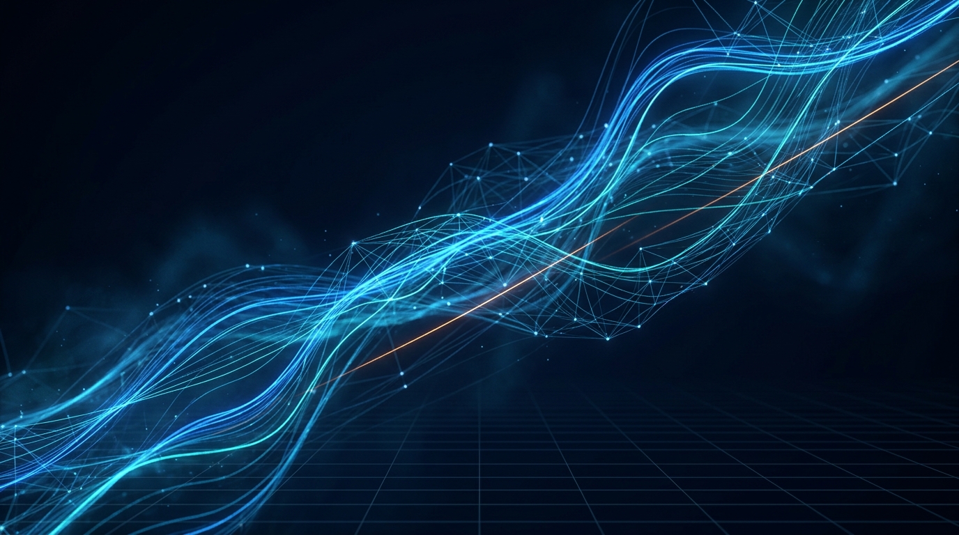 Abstract technology network visual